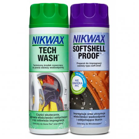 Nikwax zestaw Softshell +...