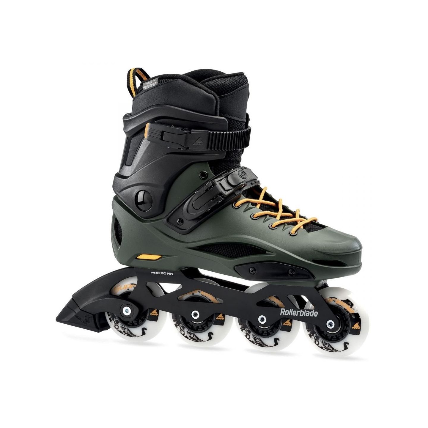 Rolki męskie Rollerblade RB 80 Pro Blk/Green - DobreNarty.pl