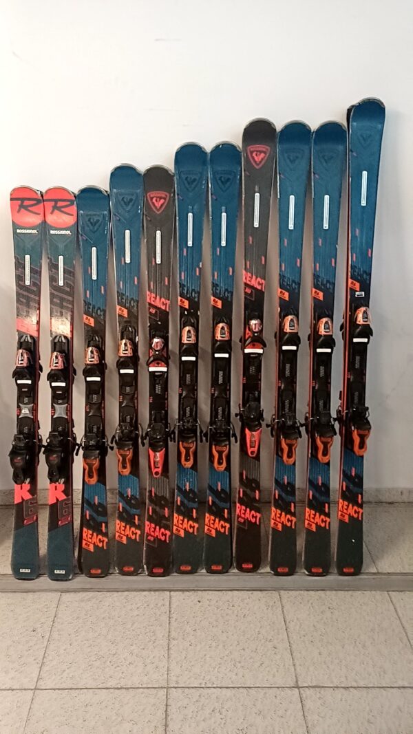 P01102 Rossignol React R6 R8 3×149, 2×156, 2×163, 3×170, 1×177